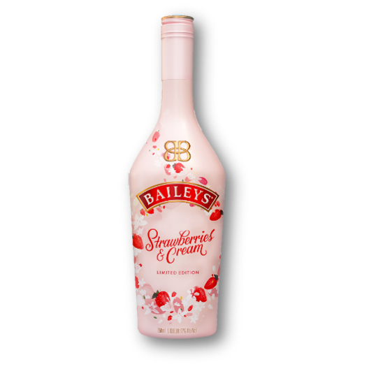 Bailey's Strawberries & Cream Irish Cream Liqueur -750 ml