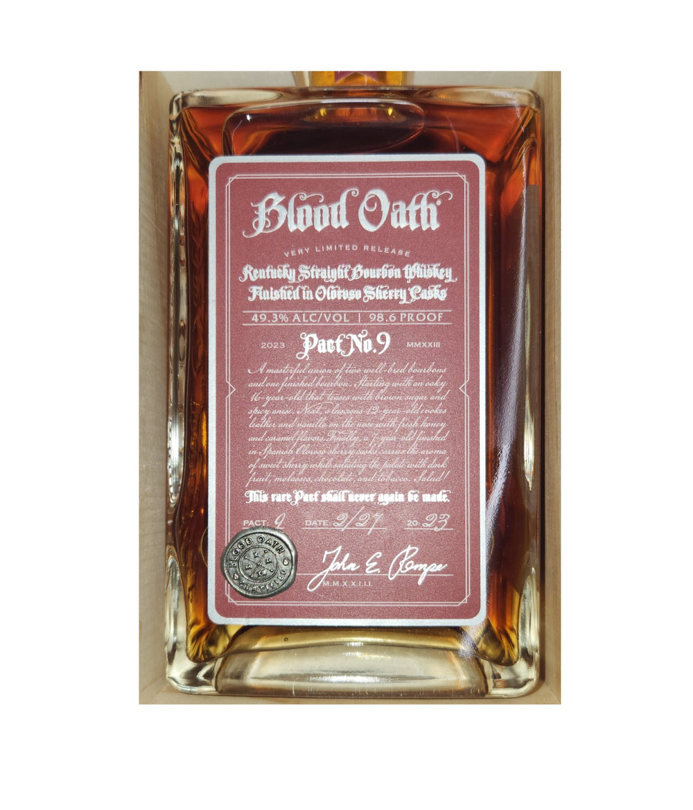 Blood Oath Pact No. 9 Kentucky Straight Bourbon Whiskey-750 ml