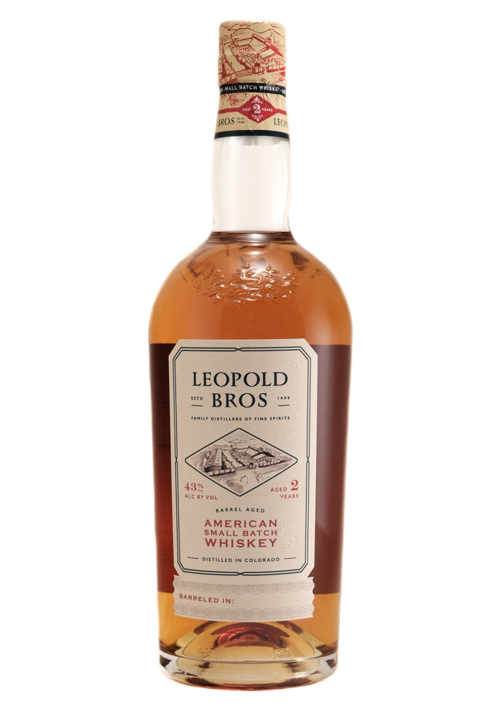 Leopold Bros Aged 2 years American Small Batch Whiskey -750 ml