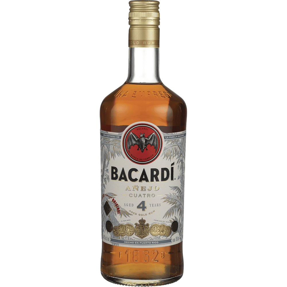 Bacardi Añejo Cuatro Aged Gold Rum - Newport Wine & Spirits
