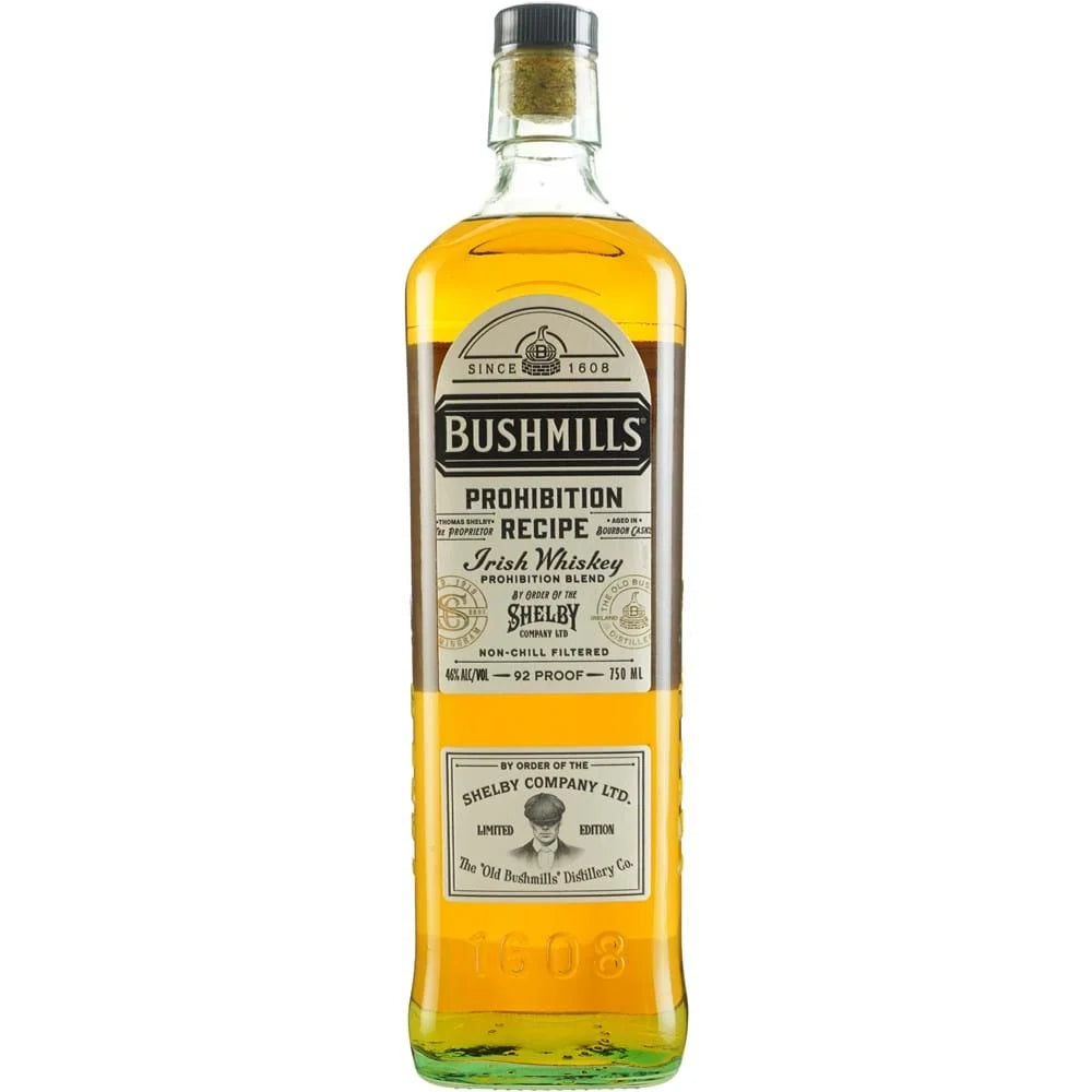 Bushmills Peaky Blinders Prohibition Recipe Irish Whiskey -750ml