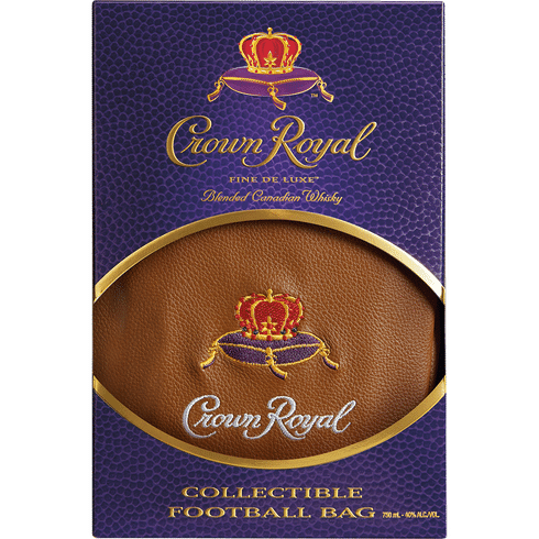 Crown Royal NFL Jersey Bag Gift Canadian Whiskey-750 ml