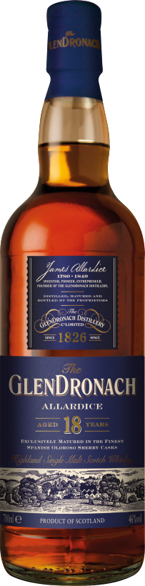 GlenDronach Allardice 18 Years Highland Single Malt Scotch Whiskey -750ml