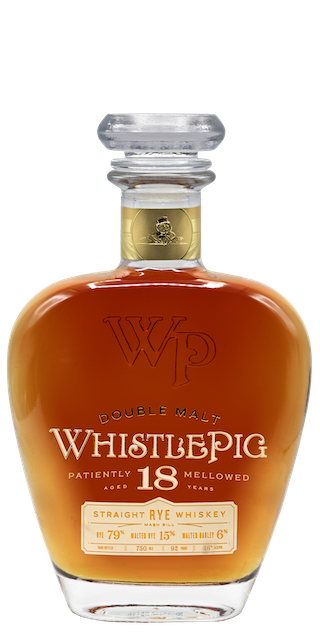 Whistle Pig Double Malt Rye Aged 18 Years Whiskey -750ml