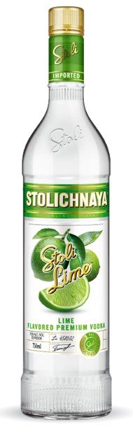 Stolichnaya Lime Flavored Russian Vodka -750ml