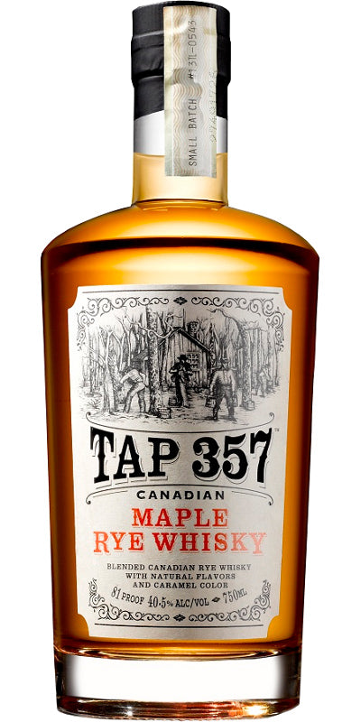 Tap 357 Maple Rye Whisky Canadian - 750ml Bottle