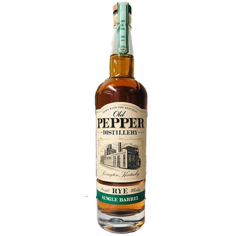 Old Pepper Single Barrel Rye 750ml - Newport Wine & Spirits