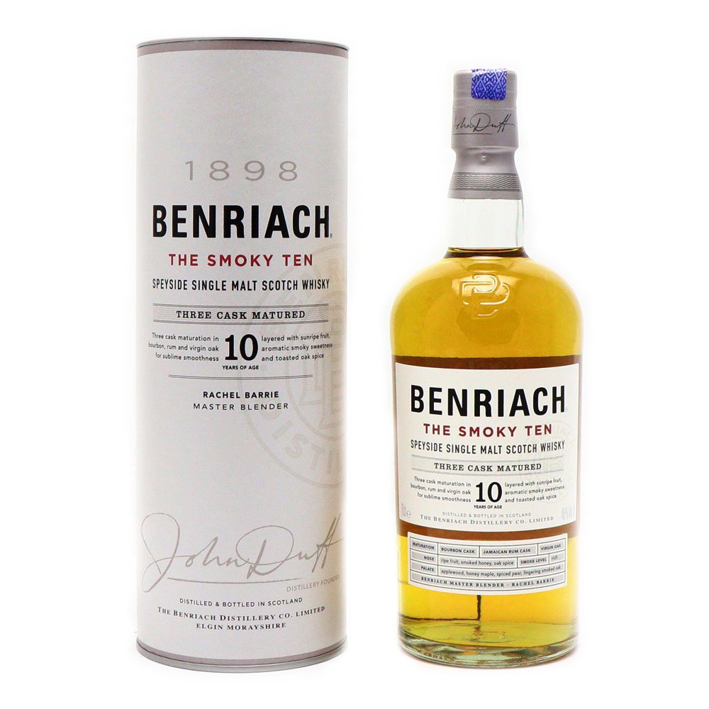 Benriach The Smoky Ten Three Cask Matured Rachel Barrie Scotch Whiskey -750 ml