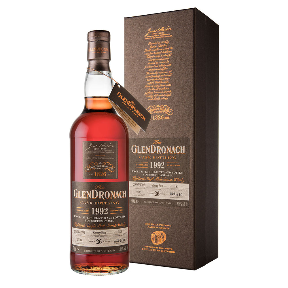 The GlenDronach1992 Pedro Ximenez Puncheon Cask Single Malt Scotch Whisky -750 ml