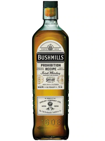 Bushmills Peaky Blinders Prohibition Recipe Irish Whiskey -750ml