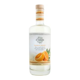 21 Seeds Valencia Orange Infused Blanco Tequila - 750ml