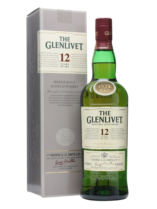 The Glenlivet Double Oak Single Malt Scotch Whiskey 12 year -750ml