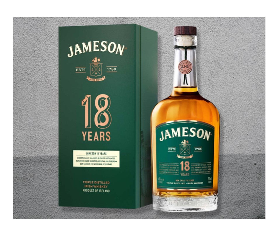 Jameson 18 Years Irish Whiskey - 750ml