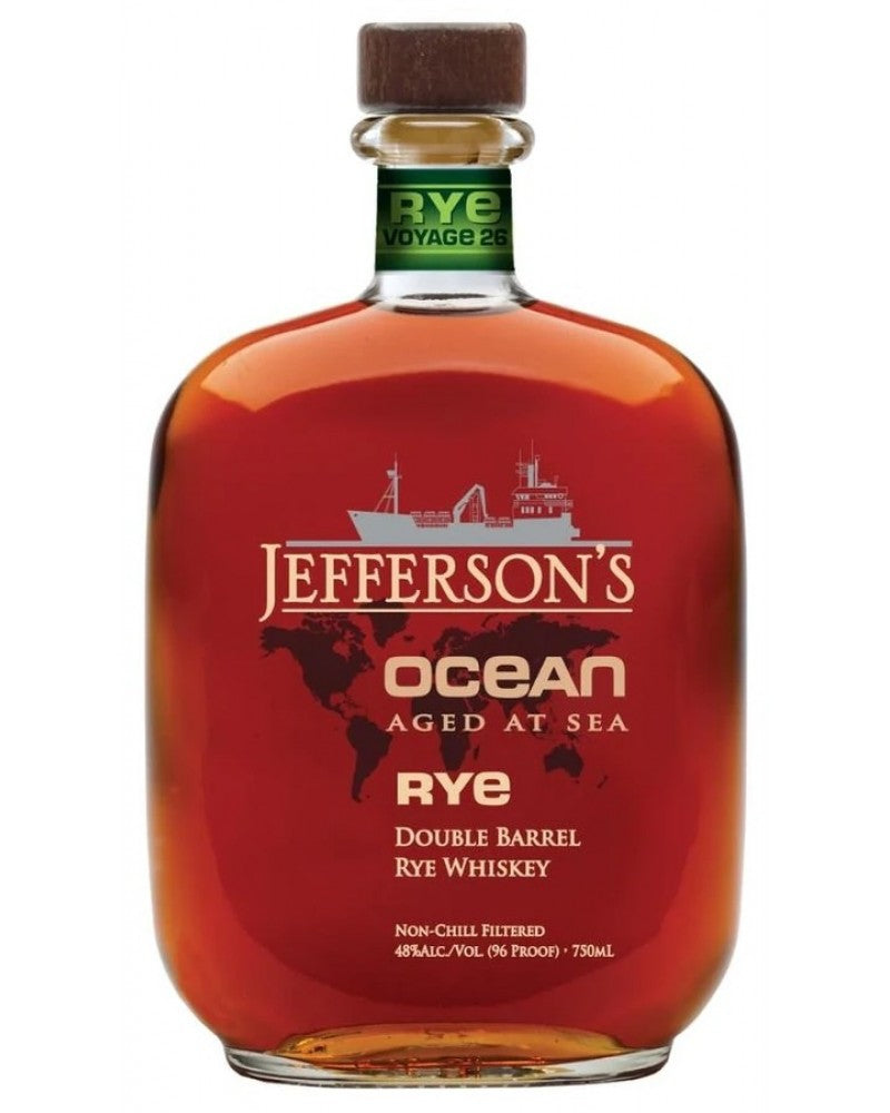 Jefferson's Ocean Aged at Sea Double Barrel Rye Whiskey-750ml