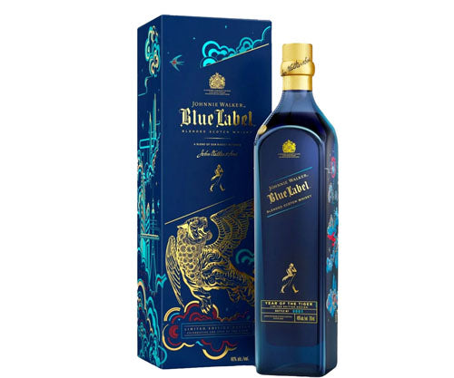 Johnnie Walker Blue Label limited Edition Year Of The Tiger Scotch Whiskey -750 ml
