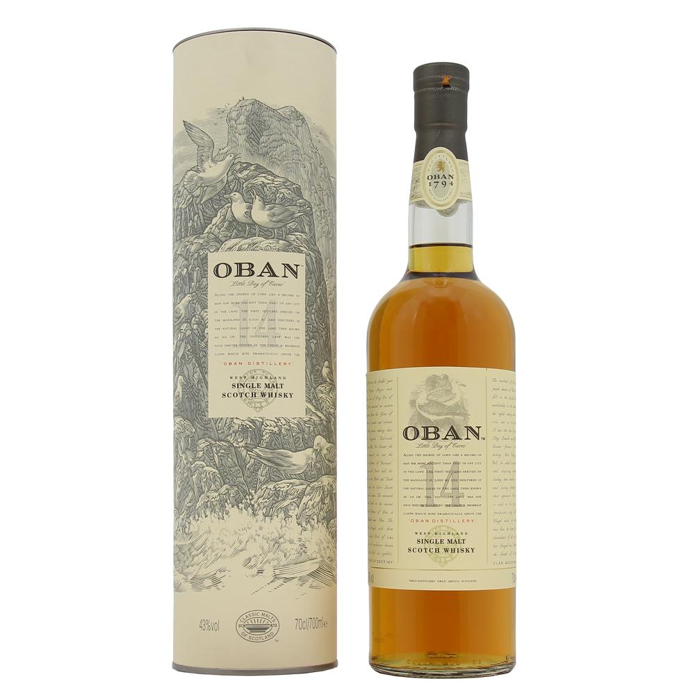 Oban Single Malt 14 Year Old Single Malt Scotch Whisky, 750ml