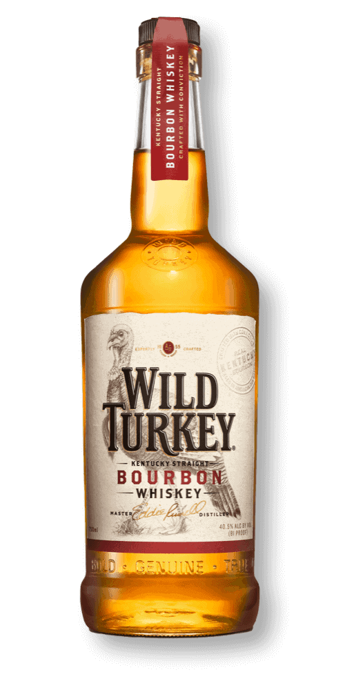 Wild Turkey 81 Proof Kentucky Straight Bourbon Whiskey 750ml