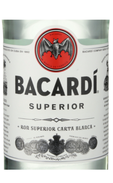 Bacardi Superior White Rum 750 ML