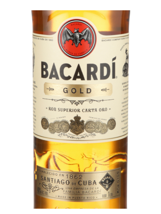 Bacardi Gold Rum 80 Proof -1.75 L