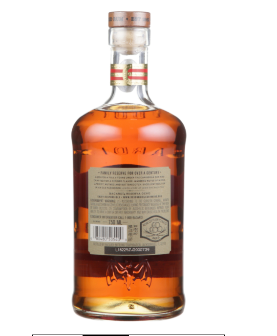 Bacardi Gran Reserva 8 Year Old Rum -750 ml