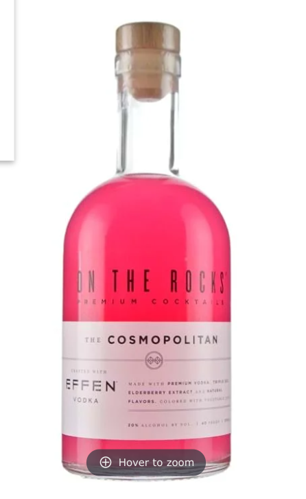 On The Rocks The Cosmopolitan Effen Vodka Cocktail -375 ml