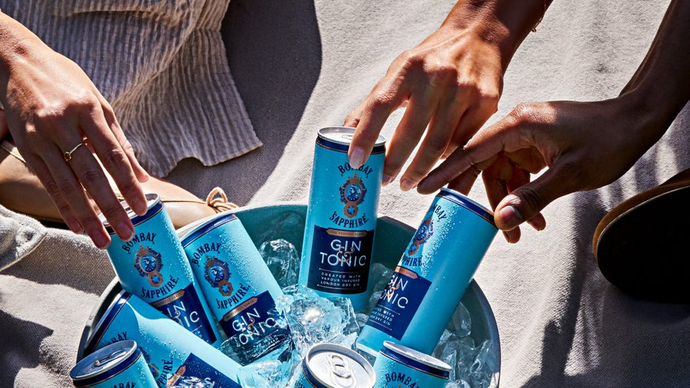 Bombay Sapphire Gin & Tonic RTD 4 Pack 12 oz cans