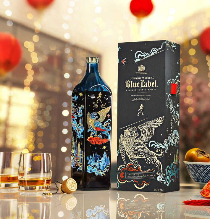 Johnnie Walker Blue Label limited Edition Year Of The Tiger Scotch Whiskey -750 ml