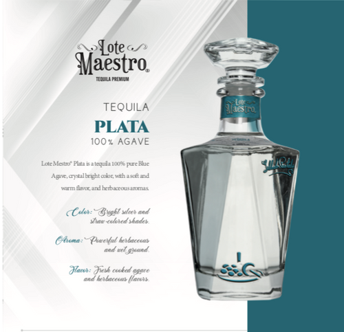 Lote Maestro Plata Tequila -750 ml