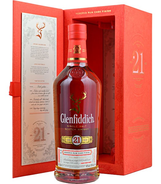 Glenfiddich 21 Yr Reserve Rum Cask Finish Whiskey -750 ml